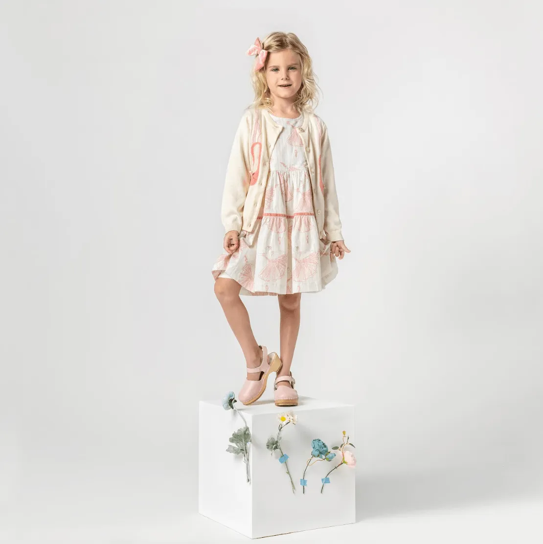 Girls Dress | Meredith- Ballerinas | Pink Chicken