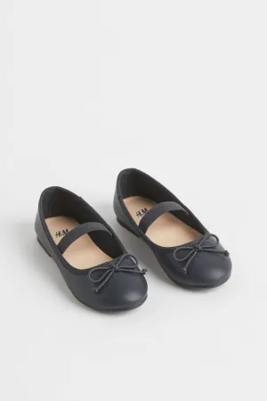 Girls Dressy Shoe - Charcoal Grey