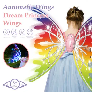 Girls Electrical Butterfly Wings With Lights and Automatic Flap