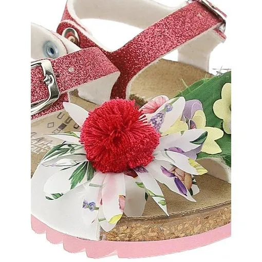 Girls Floral Sandals