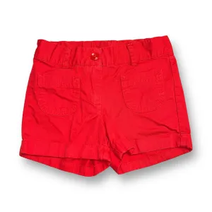 Girls Janie and Jack Size 3T Red Adjustable Waist Shorts