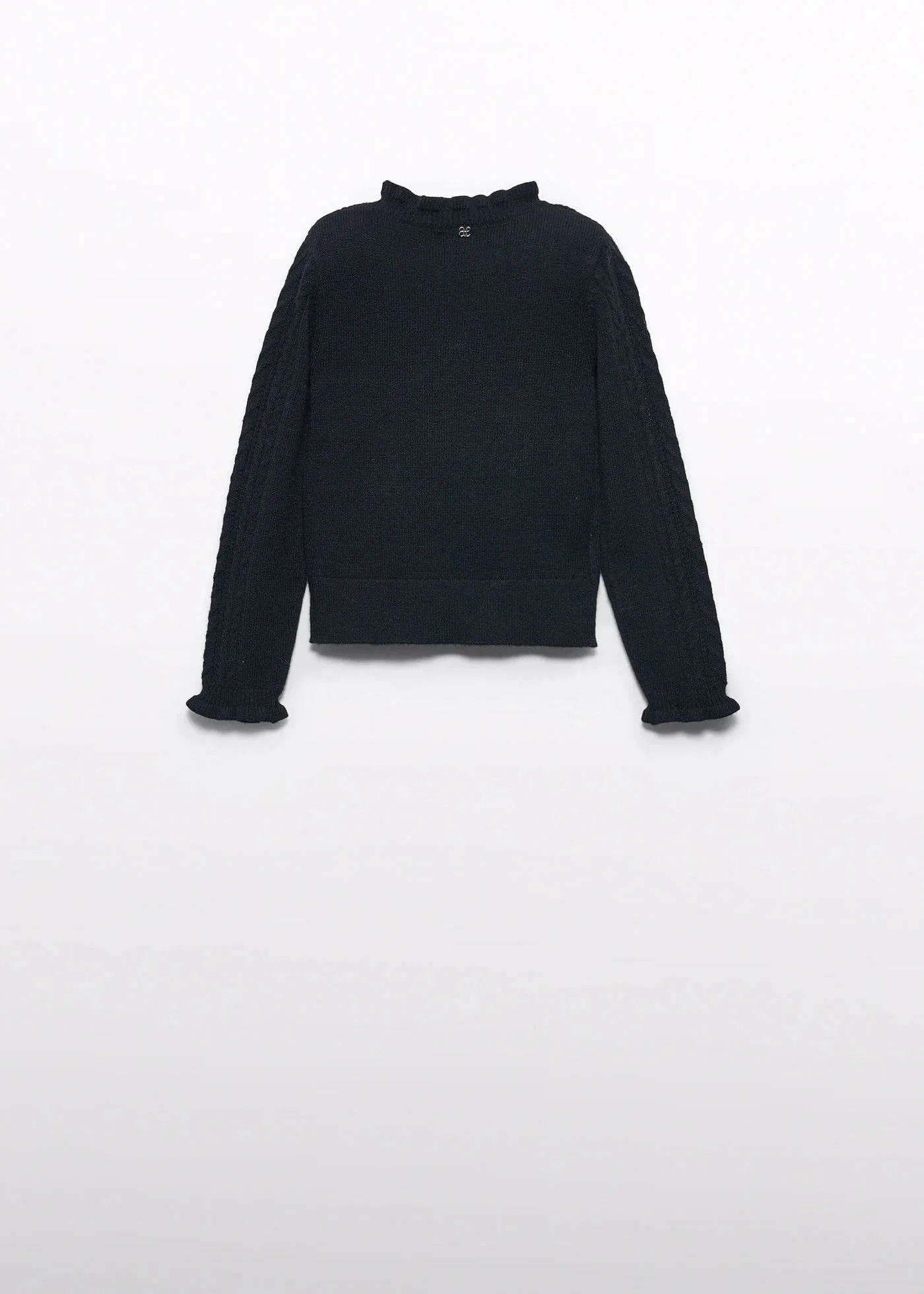 Girls mock neck sweater