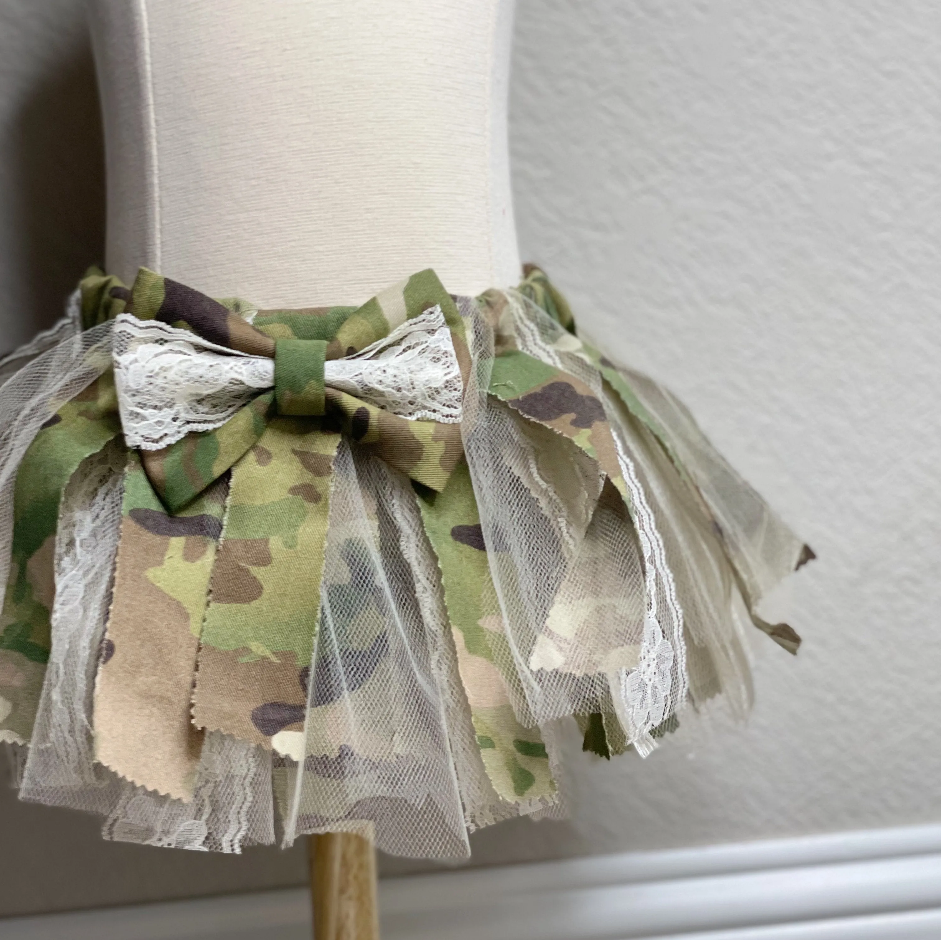 Girls Multicam OCP Camo Shabby Chic Tutu