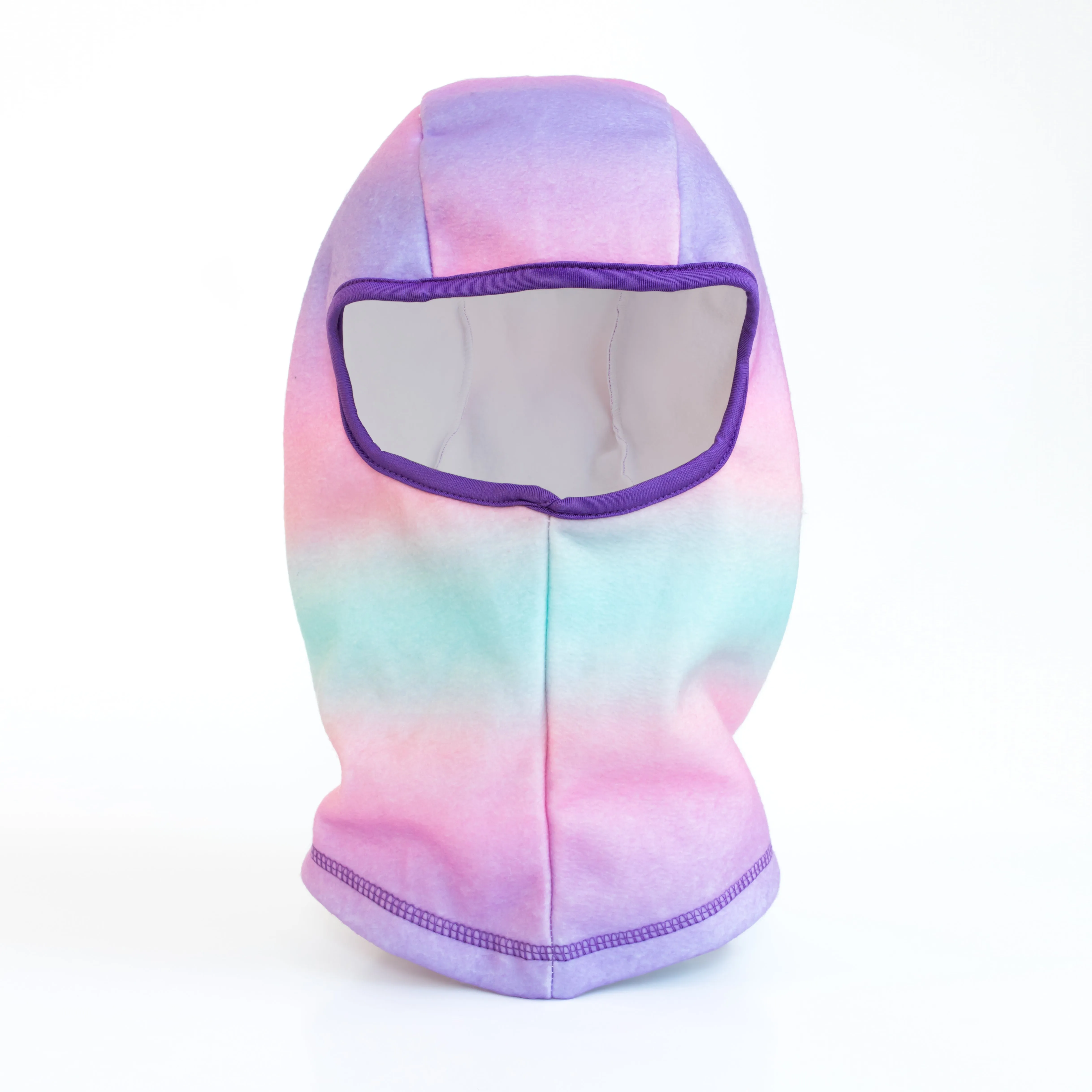 Girl's Pastel Ombre Fleece Balaclava