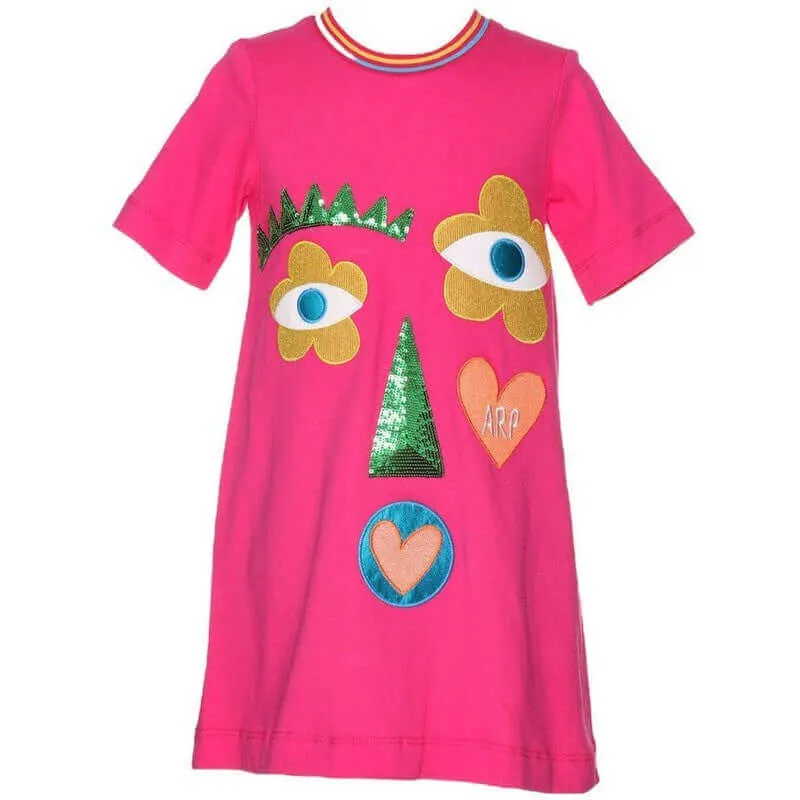 Girls Pink Barcelona Dress