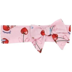 Girls Pink Cherry Headband