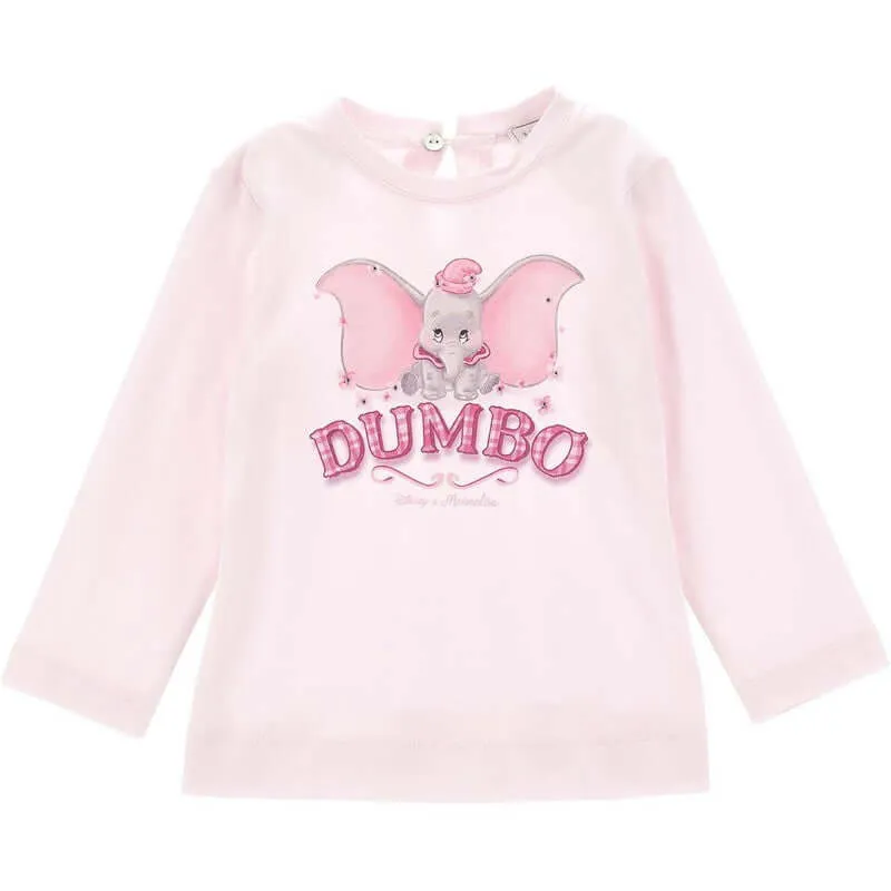 Girls Pink Dumbo T-shirt