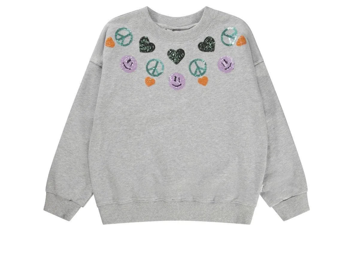 Girls Sweatshirt | Maxi - Nordic Sequin | Molo