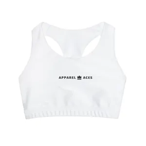 Girls' Swimsuit Crop Top (AOP)