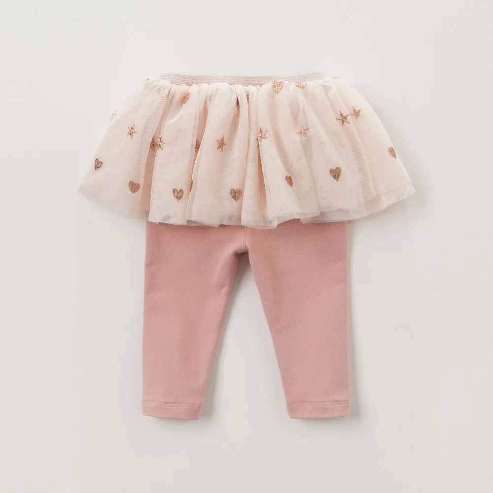 Girl's Tulle Skirt Legging's