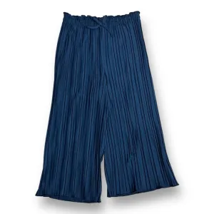 Girls Wonder Kids Size 6/6X Dark Blue Boho Capri Dress Pants