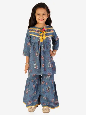 Girl's Zui Kurti Sharara Set - KID1 Girls