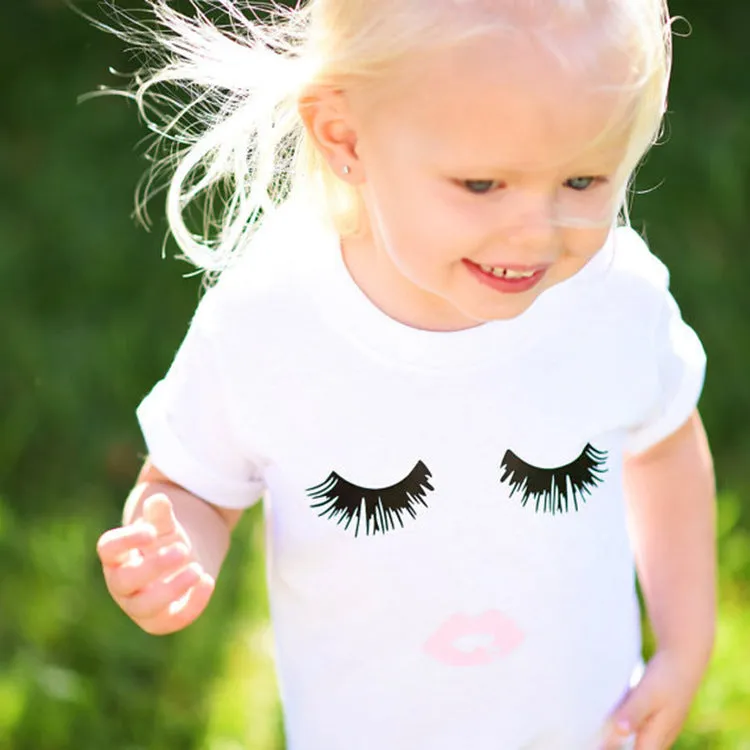 Girly Eyelashes Tshirt