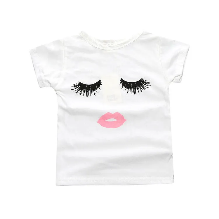 Girly Eyelashes Tshirt