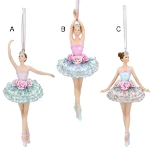 Gisela Graham 15cm Pastel Ballerina Decoration (Choice of 3)