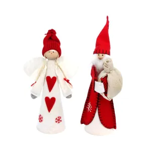 Gisela Graham 25cm Nordic Fabric Tree Topper (Choice of 2)