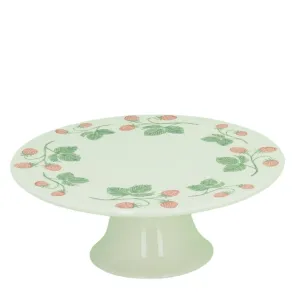 Gisela Graham 25cm White Daisy Stoneware Cake Stand