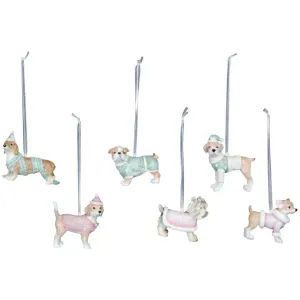 Gisela Graham 7cm Resin Pastel Dog (Choice of 6)