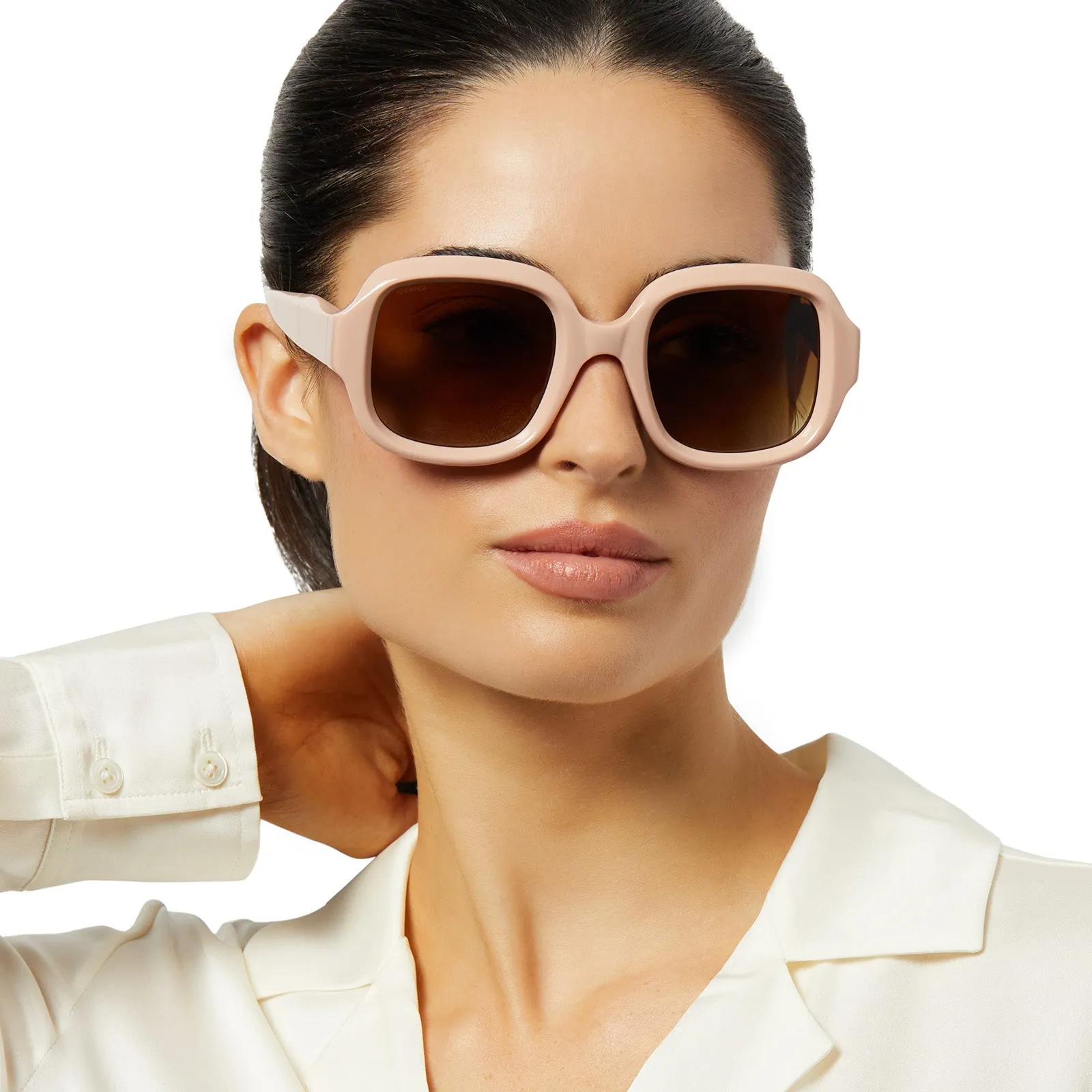 GISELE - NUDE   BROWN GRADIENT   POLARIZED SUNGLASSES