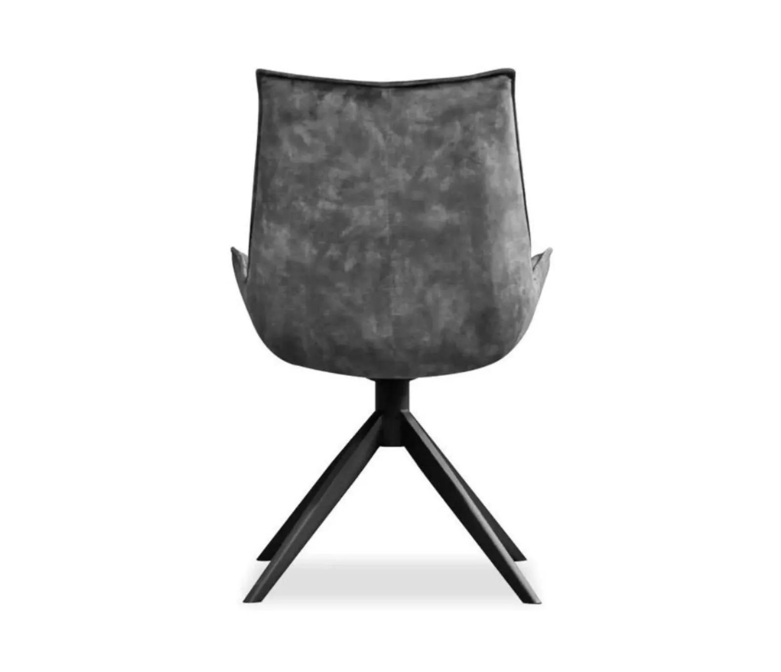 Giulia Swivel Side Chair - Anthracite Grey