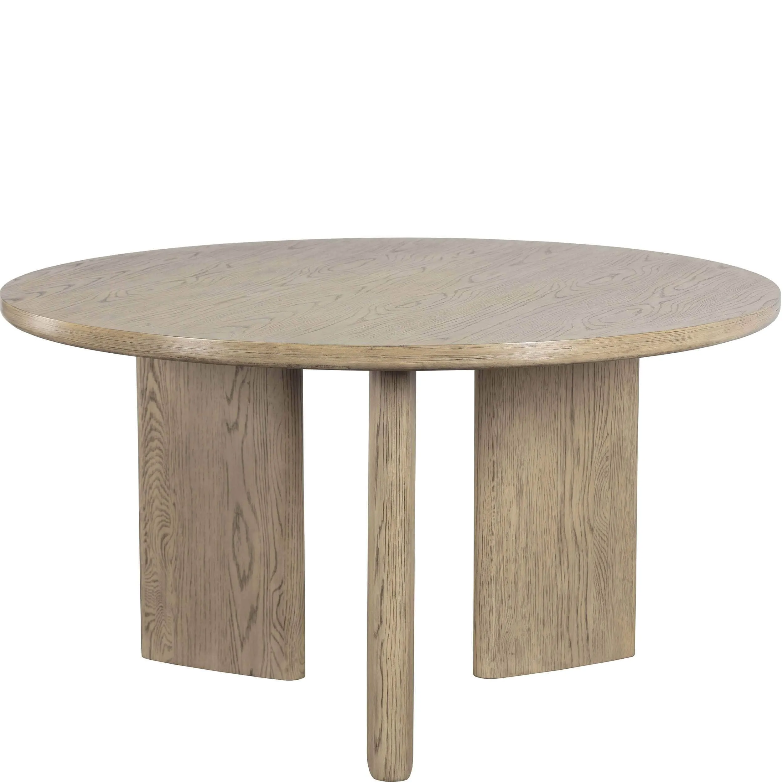 Giulietta Dining Table 55" Round, Weathered Oak