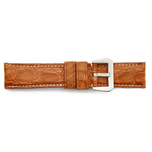 GL-900 Genuine Panerai Style Matte Crocodile Leather Regular Watch Strap