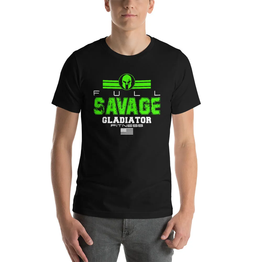 Gladiator Fitness - Full Savage- T shirt Design