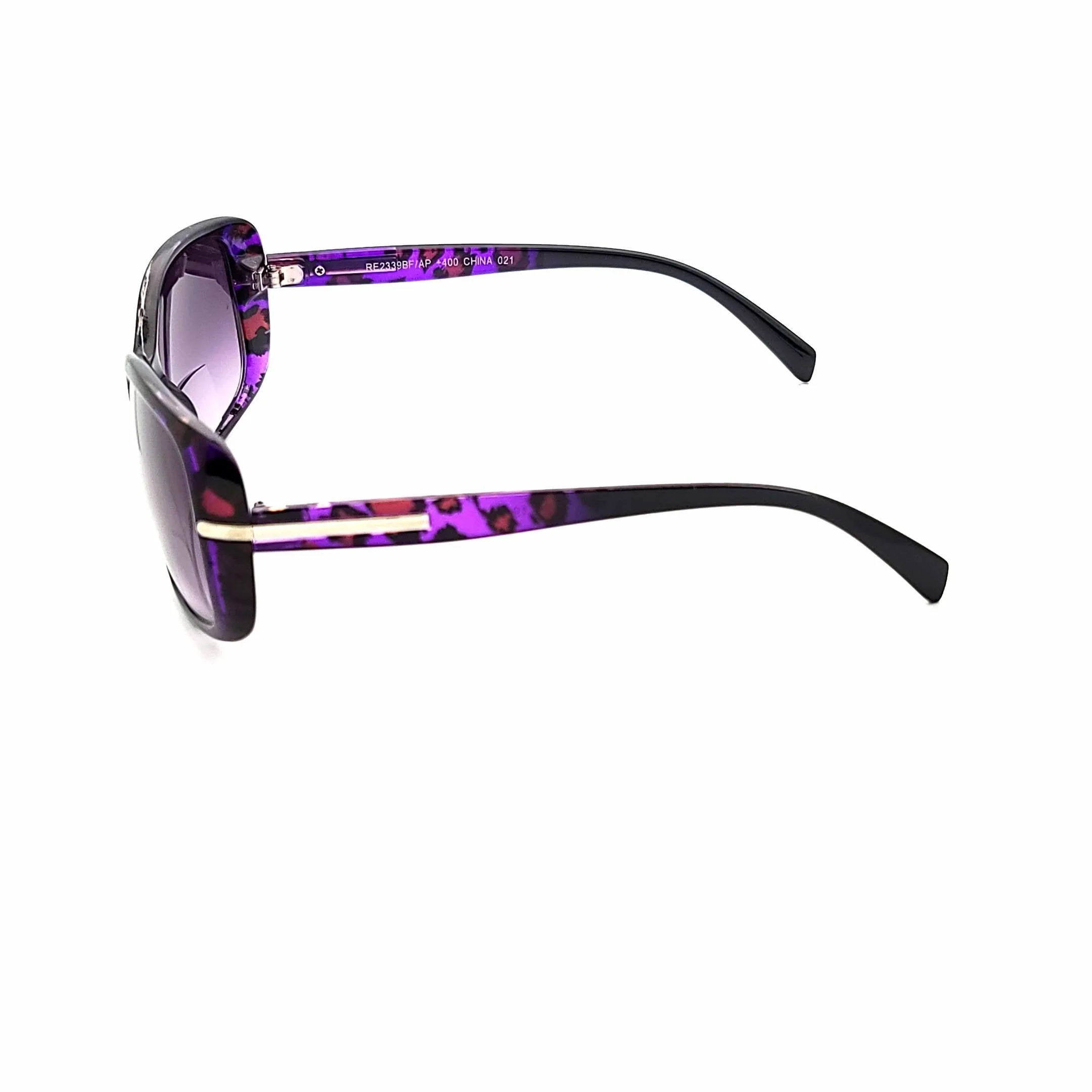 Glam Ladies Large Lens Leopard Print Bifocal Reading Sunglasses