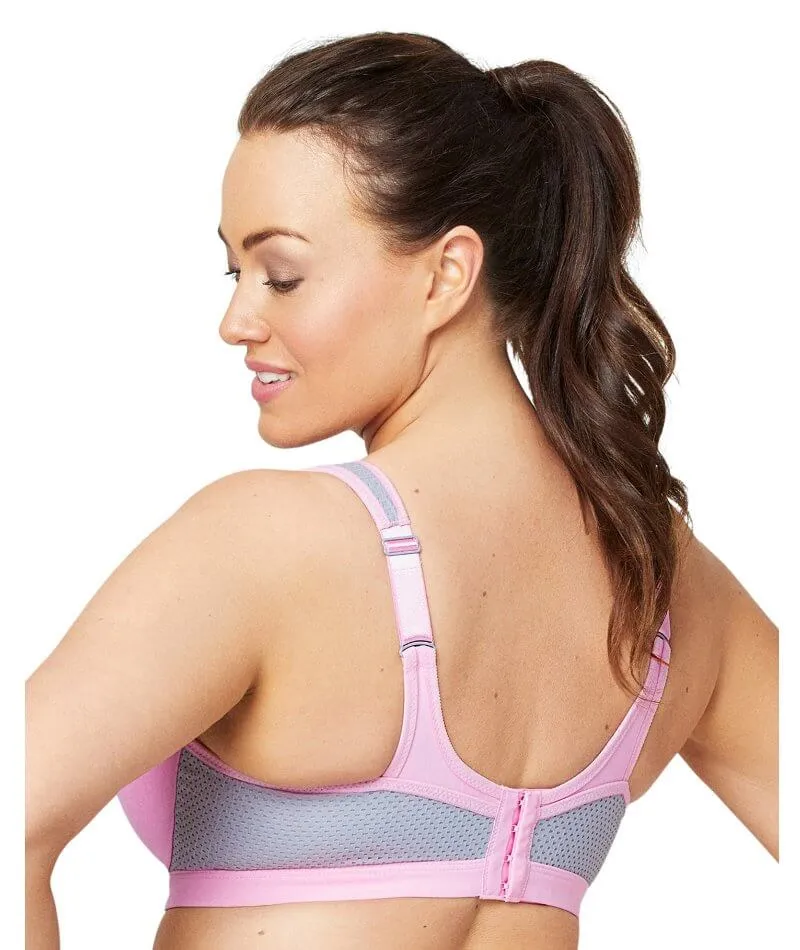 Glamorise High Impact Underwire Sports Bra - Pink