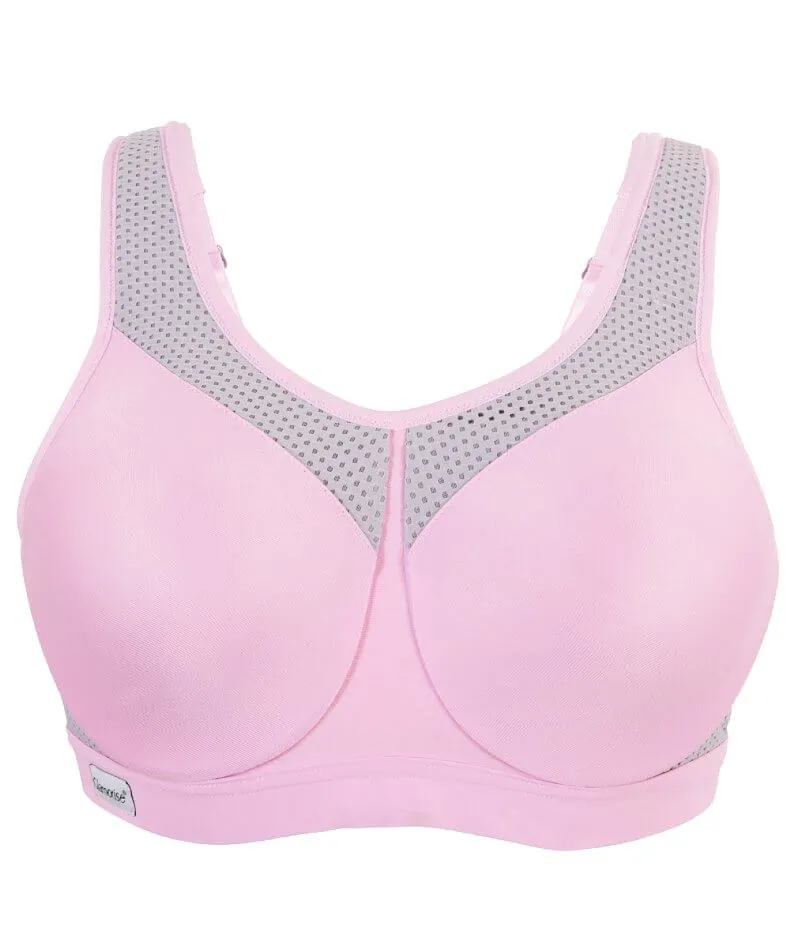 Glamorise High Impact Underwire Sports Bra - Pink