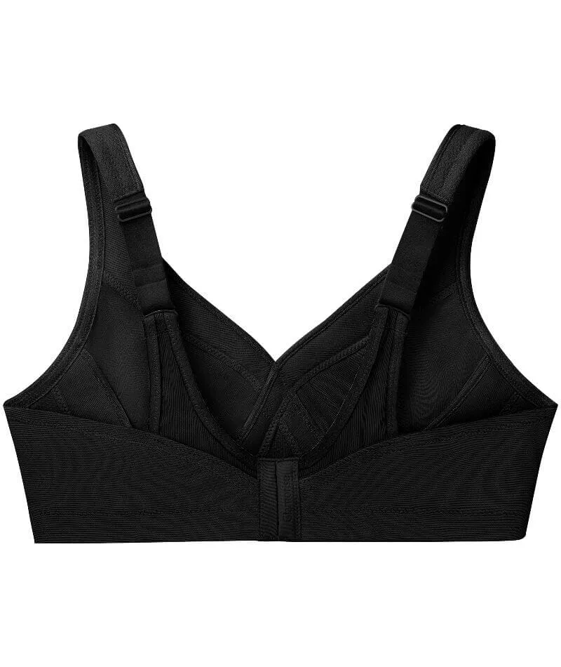 Glamorise Magiclift Seamless Wire-Free Sports Bra - Black