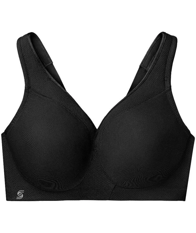 Glamorise Magiclift Seamless Wire-Free Sports Bra - Black