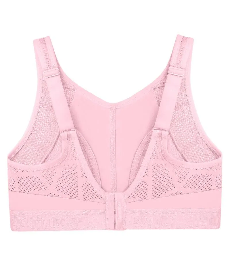 Glamorise No-Bounce Camisole Wire-Free Sports Bra - Parfait Pink