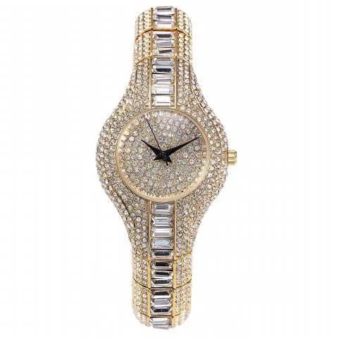 Glamour Women's Solid Rhinestone Watches