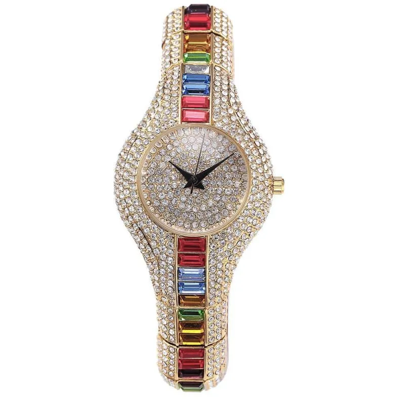 Glamour Women's Solid Rhinestone Watches