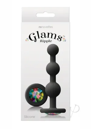 Glams Ripple Rainbow Gem Black