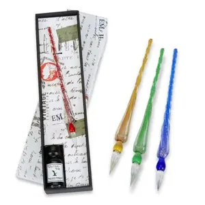 Glass Pen & Ink Set