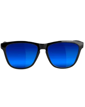 Glassy Deric Polarized - Black / Blue Mirror