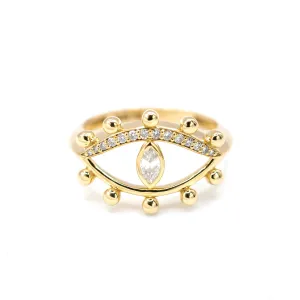 Gleamora Eye Diamond Ring