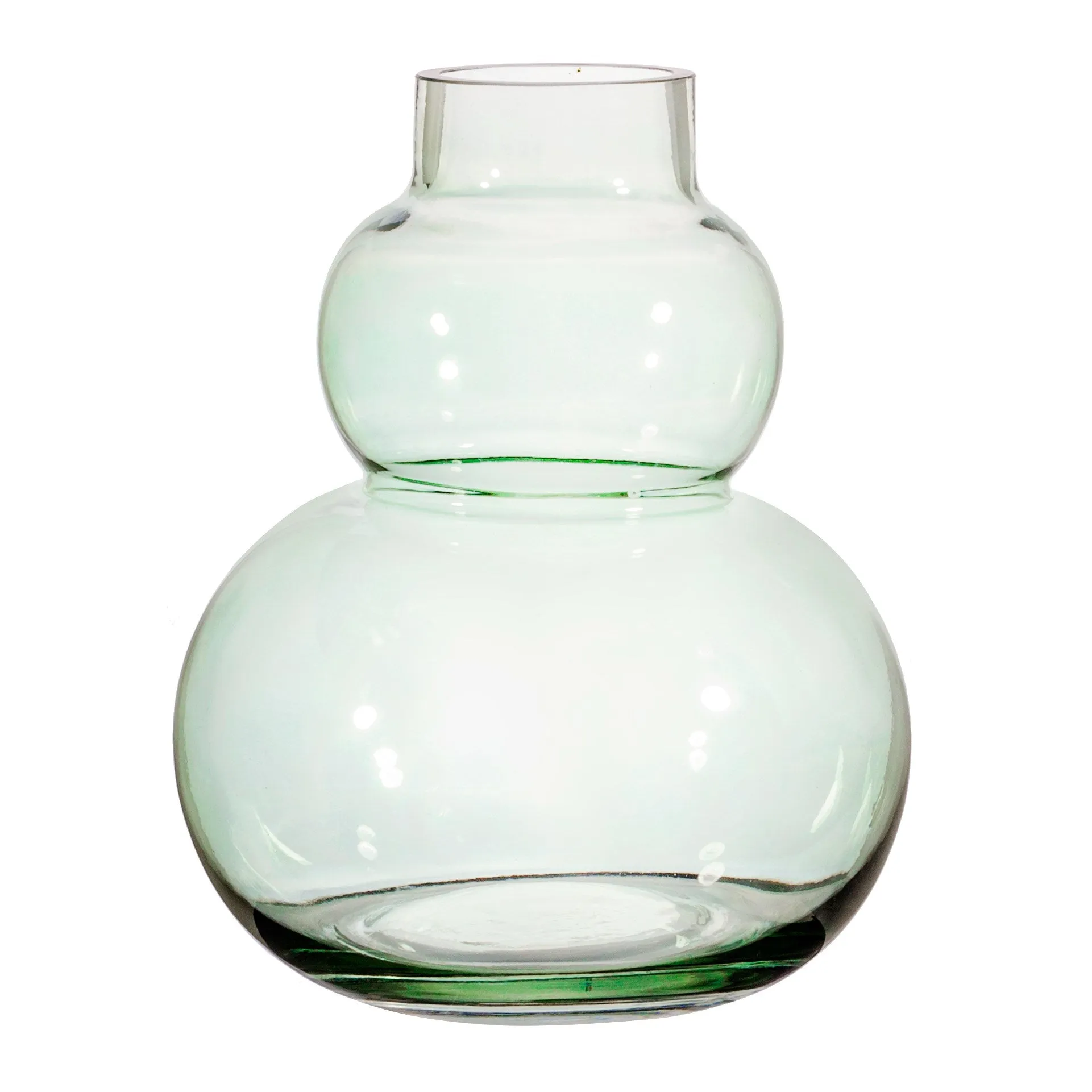 GLEE 176 Glass Pebble Vase Pale Green