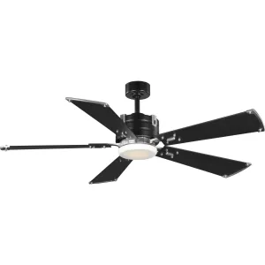 Glenfalls 56" Ceiling Fan in Matte Black