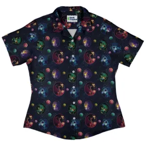 Glimpses in Dragon Time Curvy Button Up Shirt