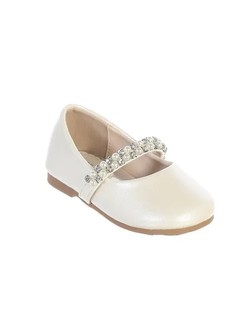 Glitter and Pearls Mary Jane Flats (Infant)