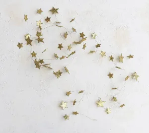 Glitter Paper Star Garland