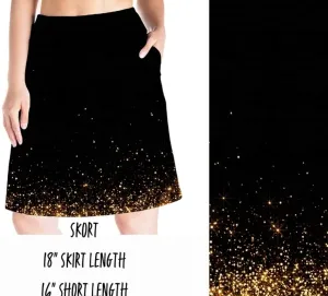 Glitter Skort with pockets