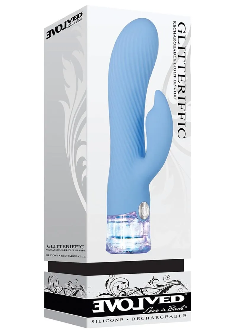 Glitteriffic Rechargeable Silicone Light-Up Vibrator