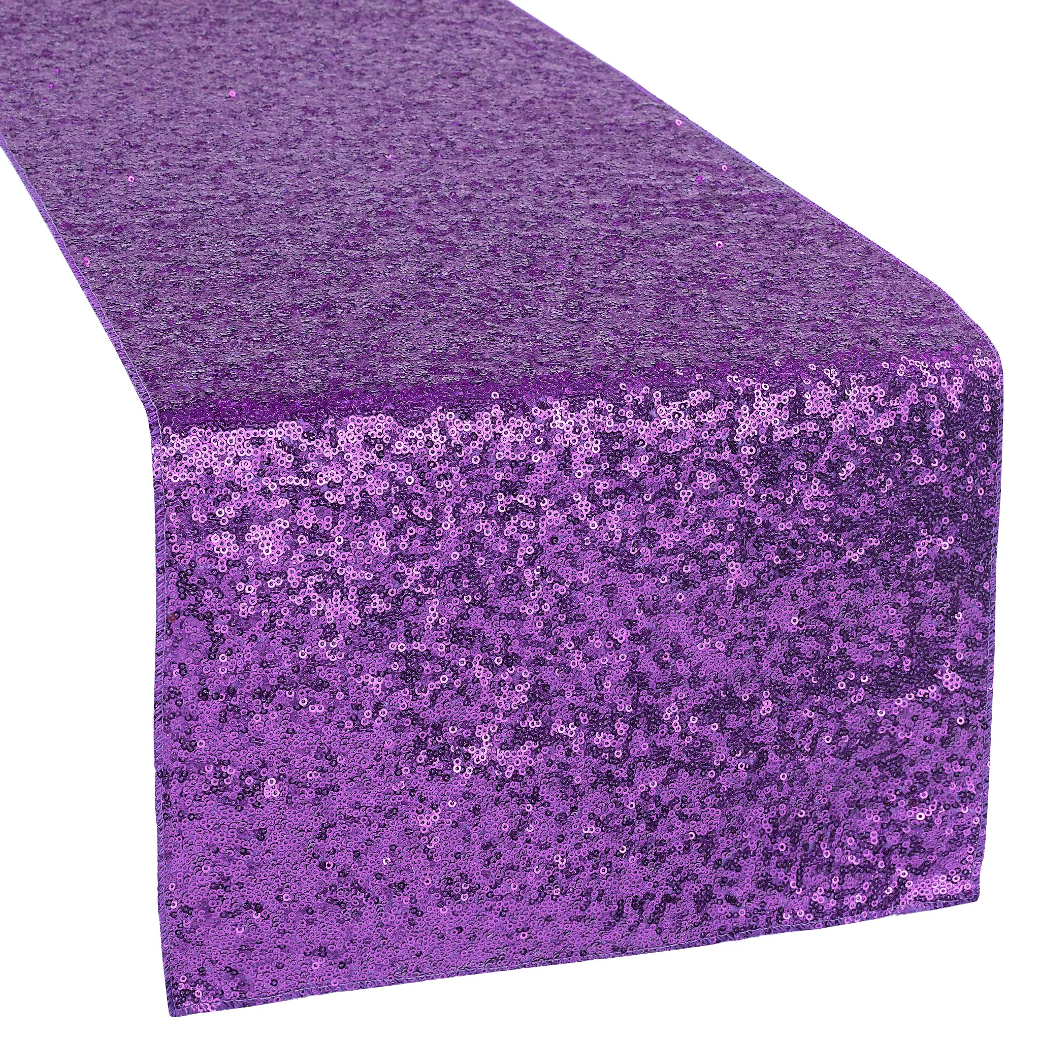 Glitz Sequin Table Runner - Purple