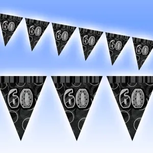 Glitzy Black - Bunting - 60