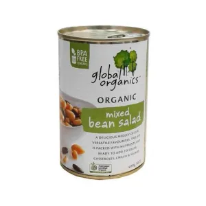 Global Organics Mixed Bean Salad Organic 400g