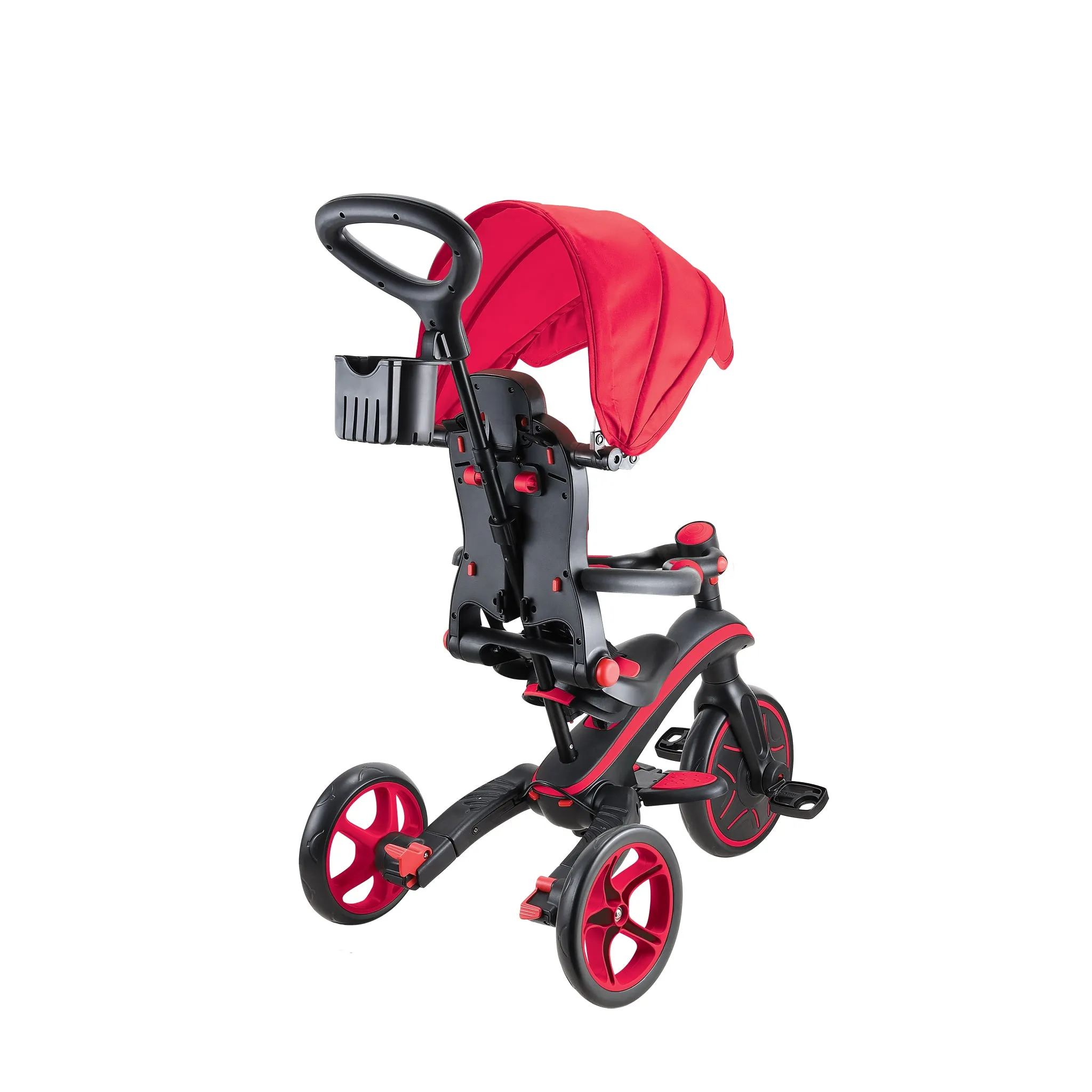 Globber Explorer Trike Foldable 4 in 1 - Red (10m - 5y)